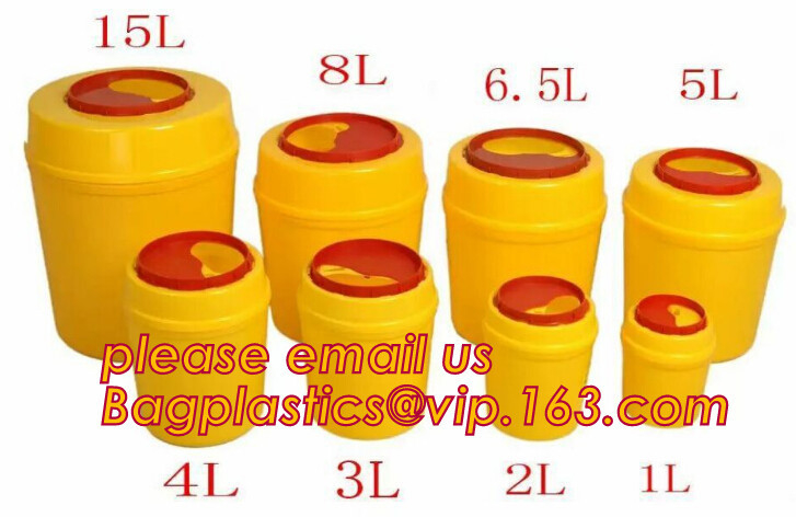 3/5/8/10/15 liter square Sharp Container Sharp Box Medical sharps disposal container, Medical Materials &amp; Accessories Pr