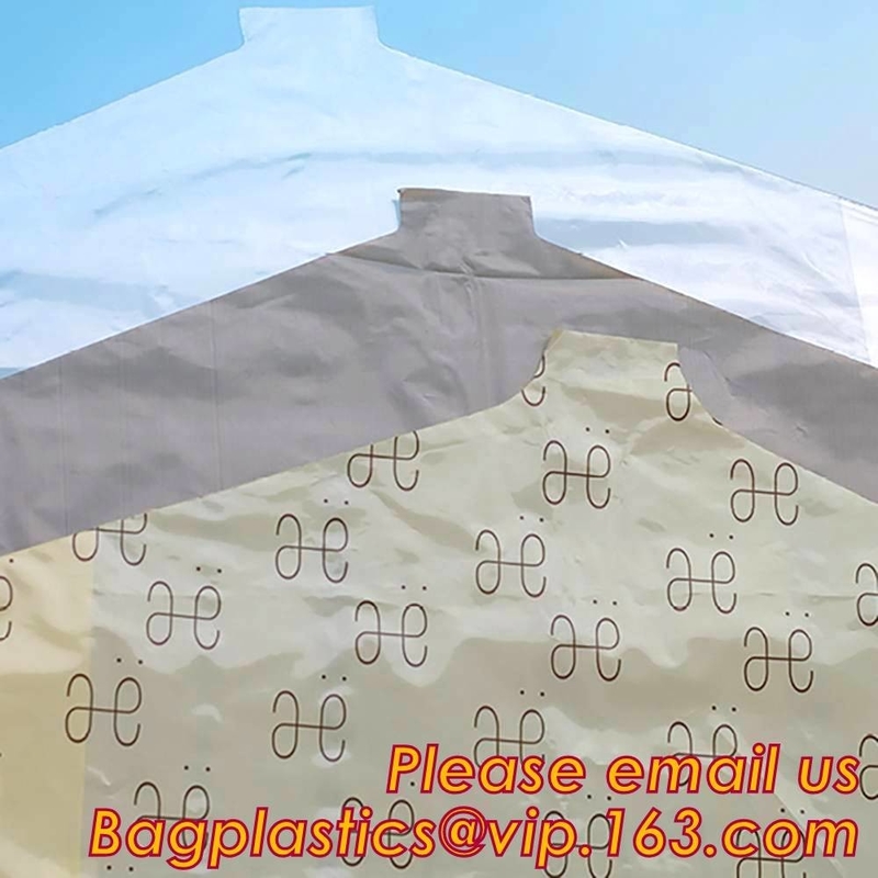 Transparent Cheap Clear Clothes cover LDPE Garment plastic Travel Bags dry cleaning bags on roll