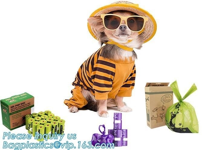 OEM Eco Friendly Dog Products Compostable Logo Printed Waste Poop