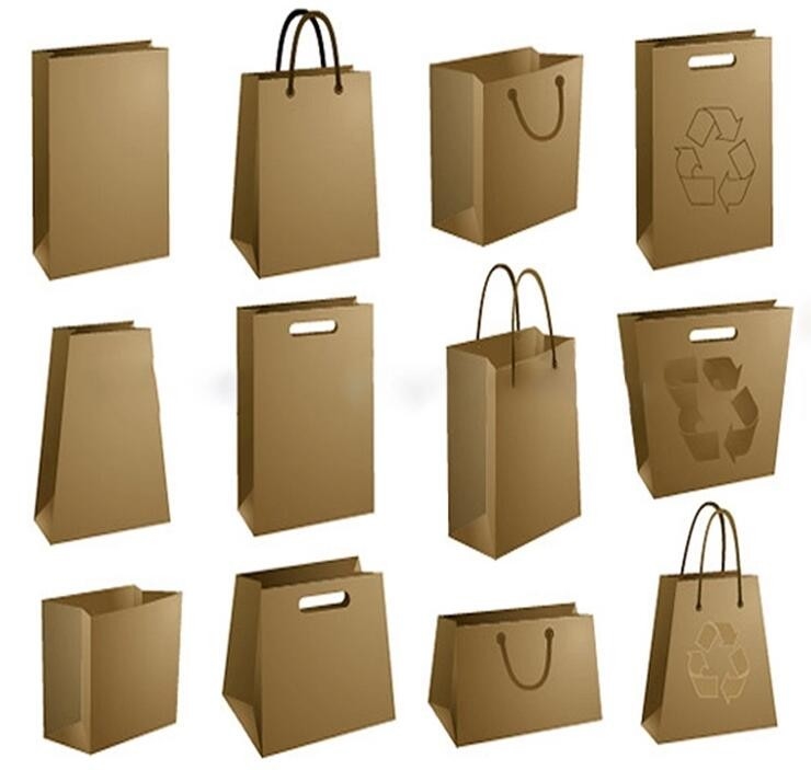 Luxury Matte Black Shopping Paper Bag UV Clothing Packaging
