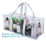 Eco Shopping Bags Toiletry Kits Pvc Zipper Pouch Makeup Cosmetic Travel Organizer Pocket Shoulder Bag