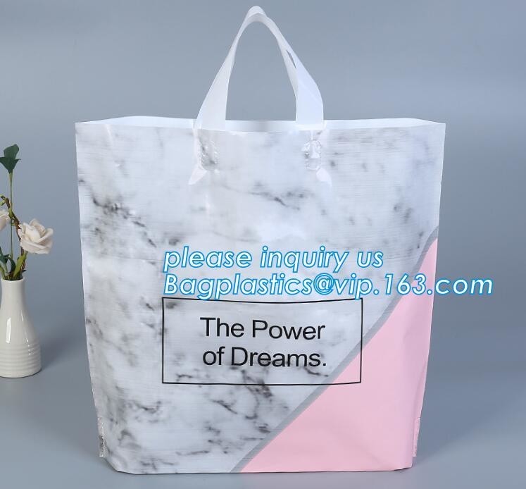 biodegradable plastic shopping bags with own logo,Low Density Glossy ...