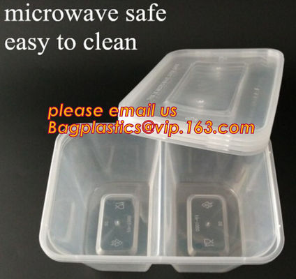buy Disposable Plastic 4 Compartment Food Thermal Lunch Container Box,Plastic Takeaway Food Box with conjoined cover bagease online manufacturer